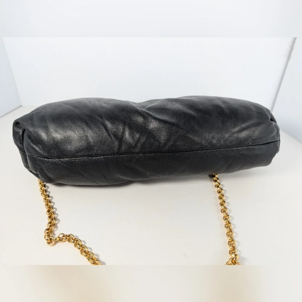MAISON MARGIELA Glam Slam Leather Genuine Leather Chain Shoulder Bag Pochette